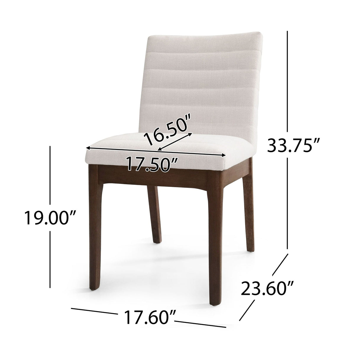 Upholstered Dining Chairs With Rubber Legs (Set of 2) - Best Buy Furniture