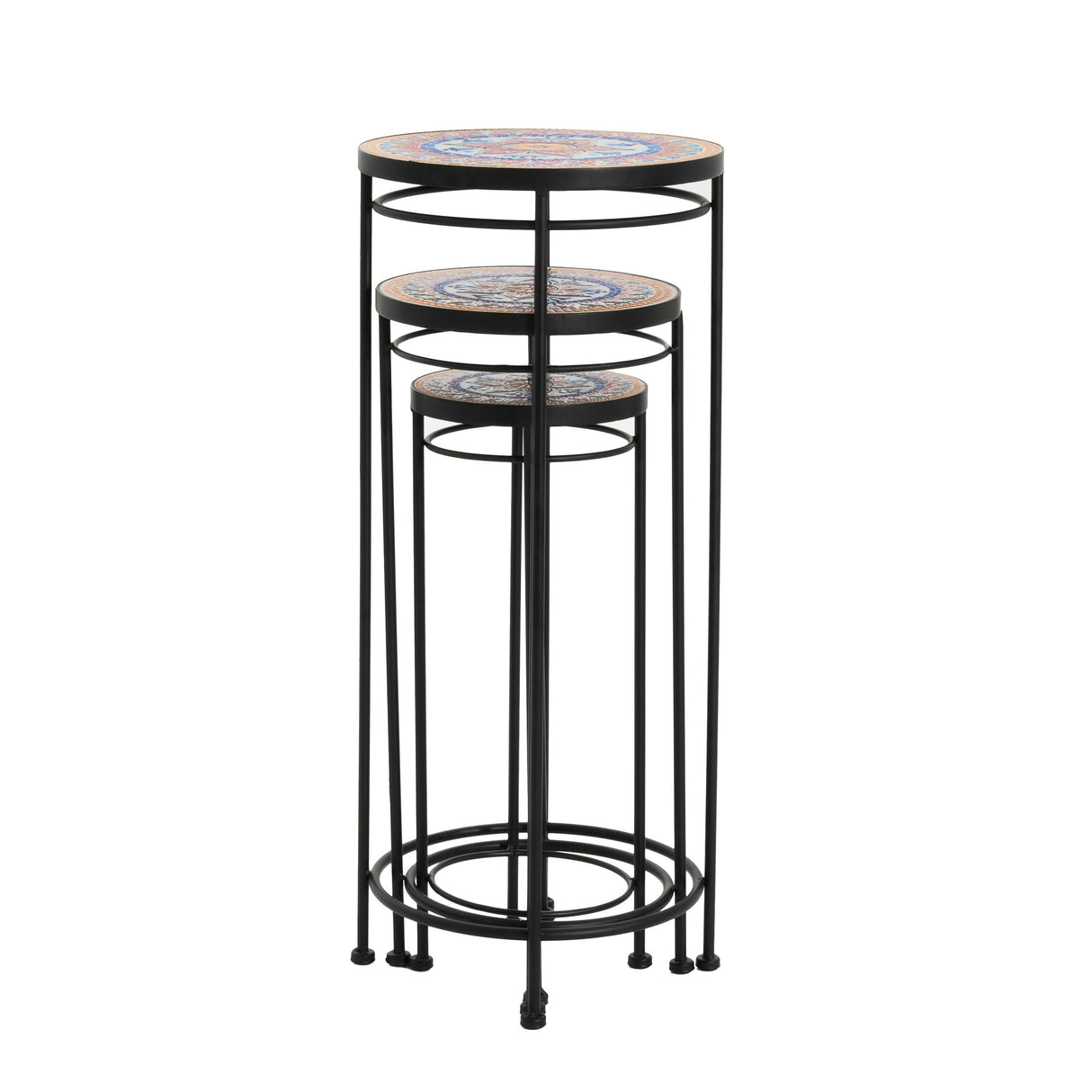 Wesley - Plant Stand - Black / Red