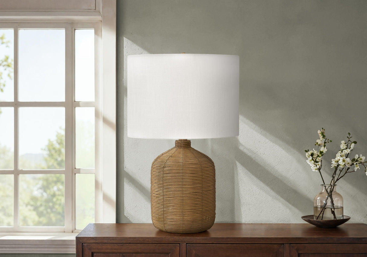 Lighting, Table Lamp, Rattan, Modern - Best Buy Furniture