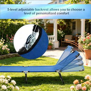 Sun Tanning Chair, Outdoor Tanning Chair, Pool Chaise Lounge Chairs