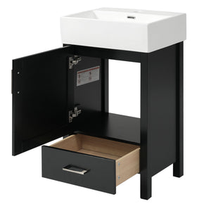 Bathroom Vanity With Sink, Frame And Drawer