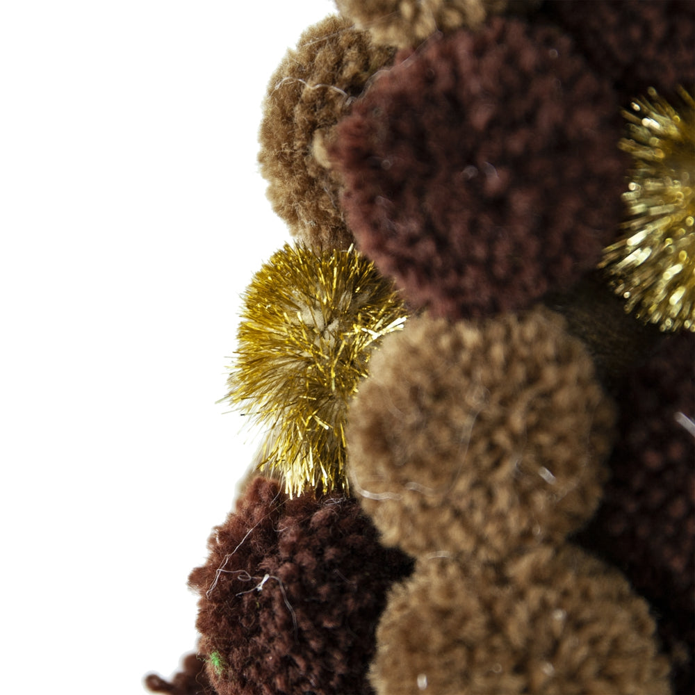 6.7x6.7x20" Tree Christmas Table Decor, Coffee