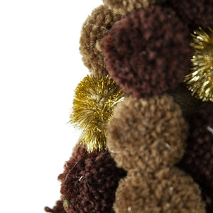 6.7x6.7x20" Tree Christmas Table Decor, Coffee