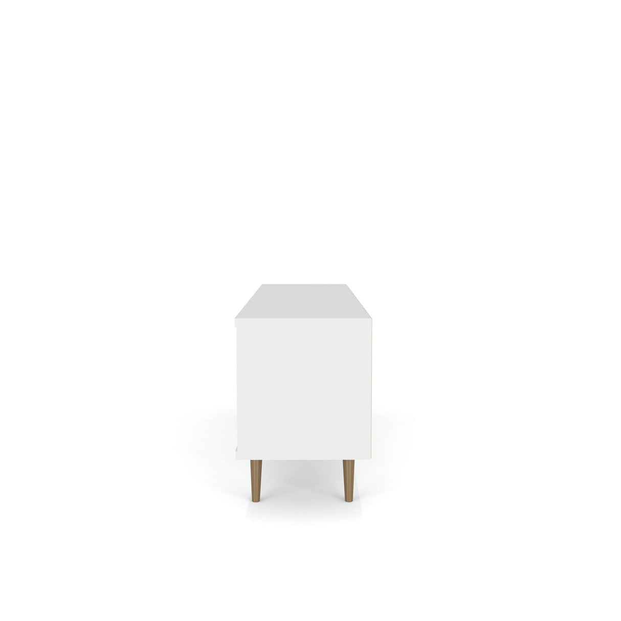 Liberty - TV Stand & 2 Open Shelves - Natural / White