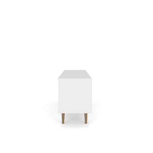 Liberty - TV Stand & 2 Open Shelves - Natural / White