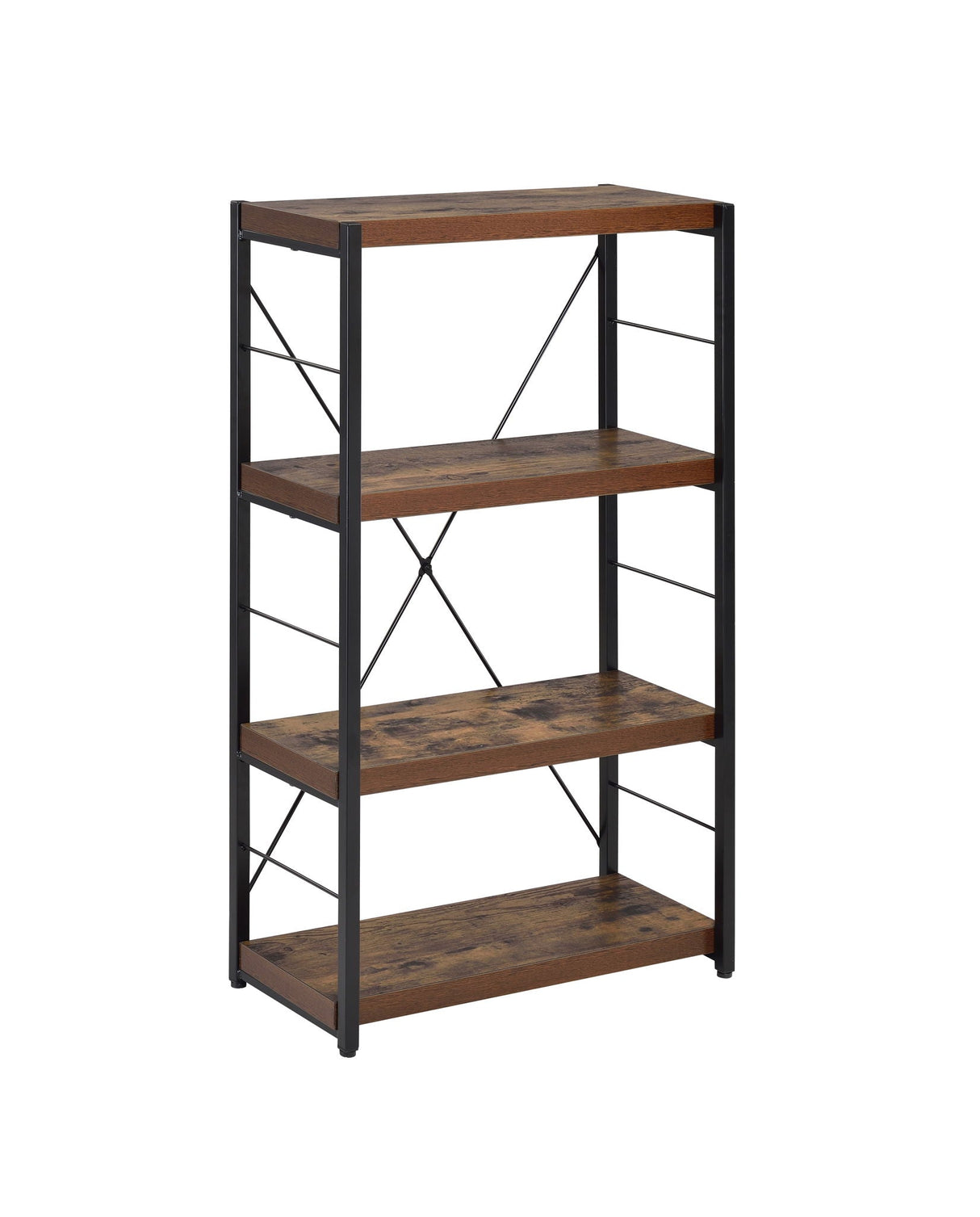 Bob - Bookshelf - Weathered Oak / Black - Best Buy Furniture