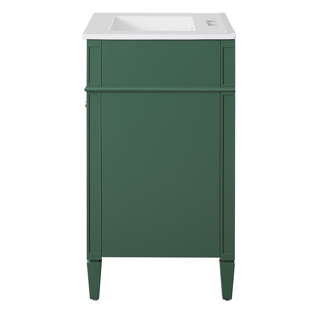 Bathroom Vanity With 2 Doors And Tip Out Drawer, Soft Closing Hinges