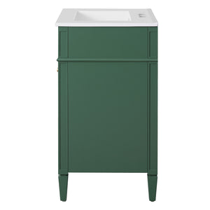 Bathroom Vanity With 2 Doors And Tip Out Drawer, Soft Closing Hinges