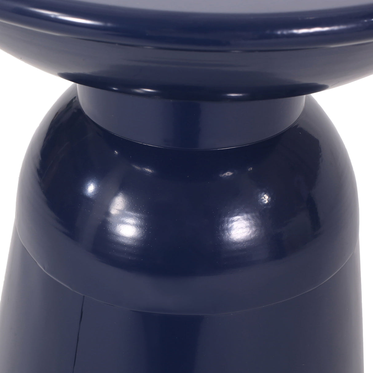 Outdoor Modern Metal End Large Table