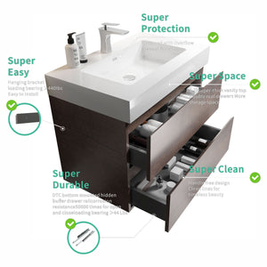 Alice 30" Floating Bathroom Vanity