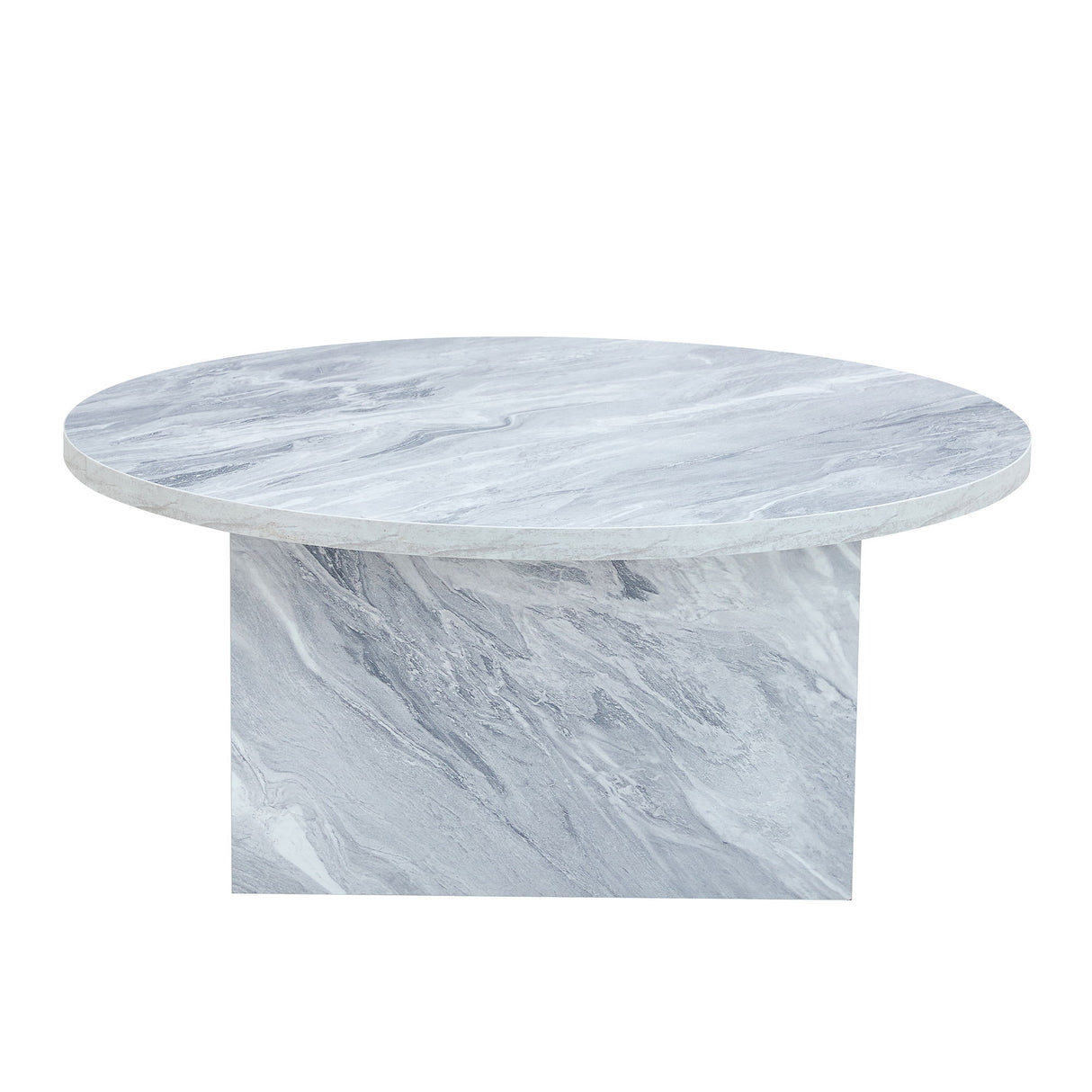 Versatile Round Coffee Table For Various Interior Styles