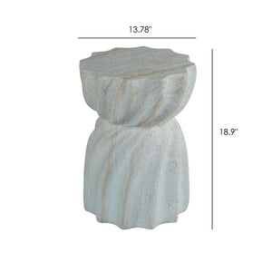 Outdoor End Table - Marble