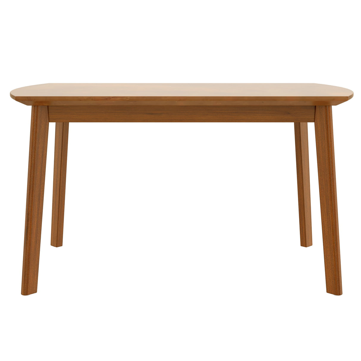 Mid Century Modern Dining Table Set For 4, Solid Wood Dining Table And Solid Wood Chairs, 5 Pieces Farmhouse Dining Table And 4 Upholstered Chairs - Brown / Gray
