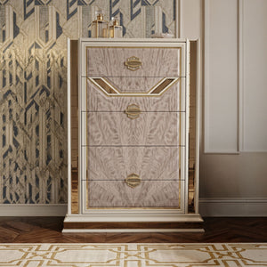 Omari - 5 Drawer Chest - Beige