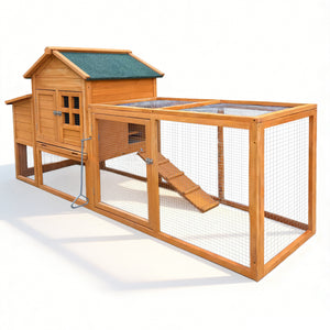 80" Chicken Coop with Nest Box