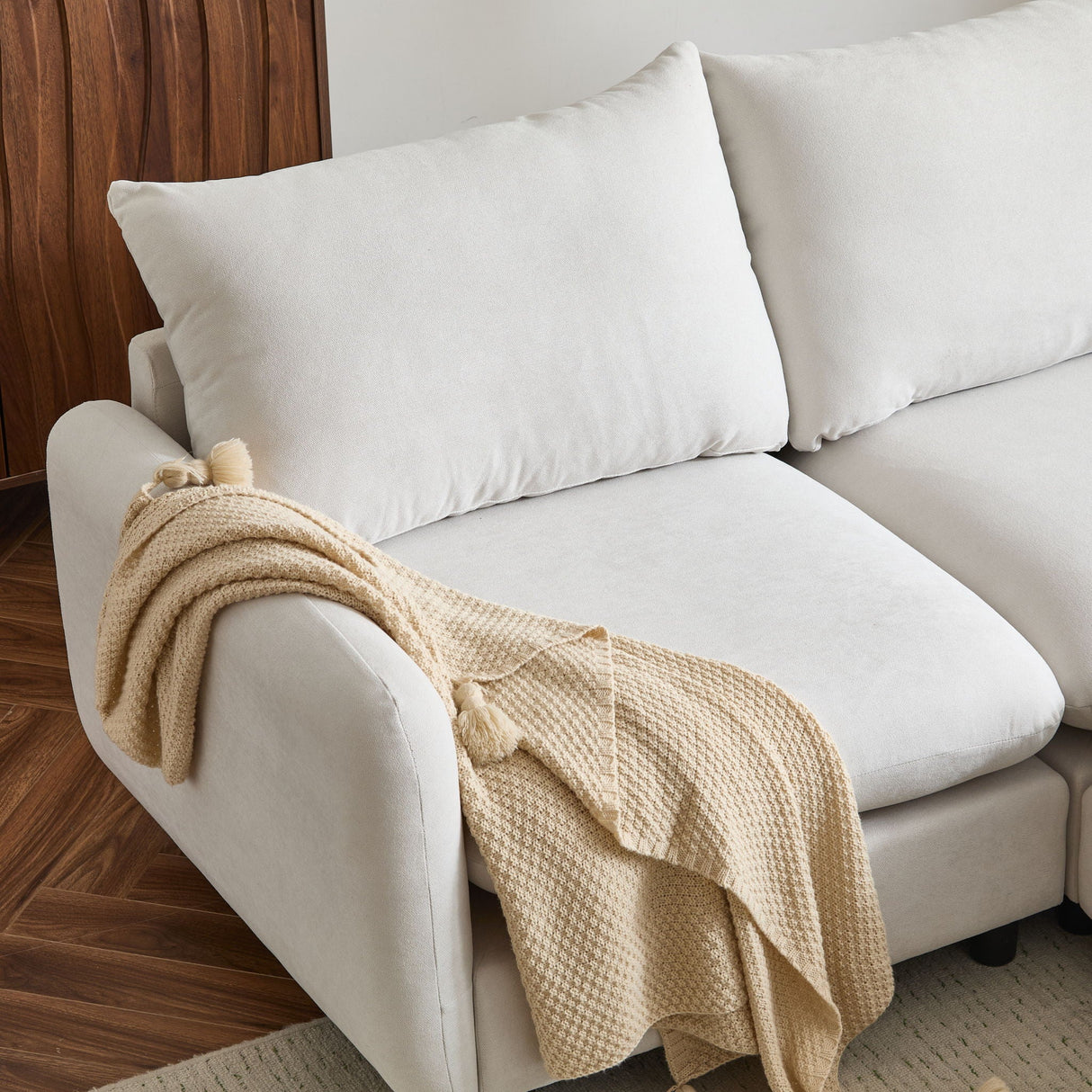 Oversize Modular Free Combination Sectional Sofa Couch With Ottoman For Living Room - Best Buy Furniture