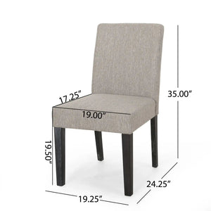 Contemporary Dining Chair With Upholstered Seating And Tapered Legs - Best Buy Furniture