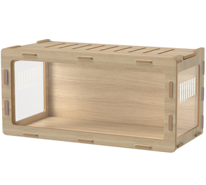 Hamster Cage with Easy View, Air Vents & Openable Roof