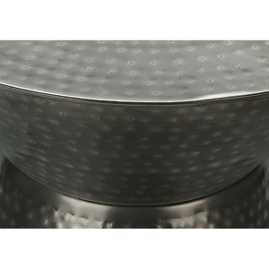 Drum Accent Side Table, Contemporary & Modern Elegant Design