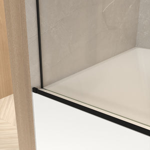 Frameless Sliding Bathtub Door With Frame