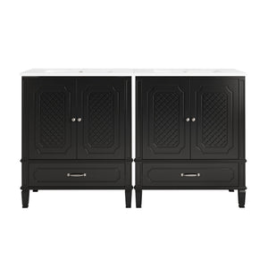 Bathroom Vanity With Sink, Soft Closing Door, Multi Functional Storage