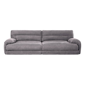 Cadenza - Corduroy 2 Piece Living Room Set - Gray