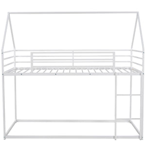 House Bunk Bed With Built In Ladder