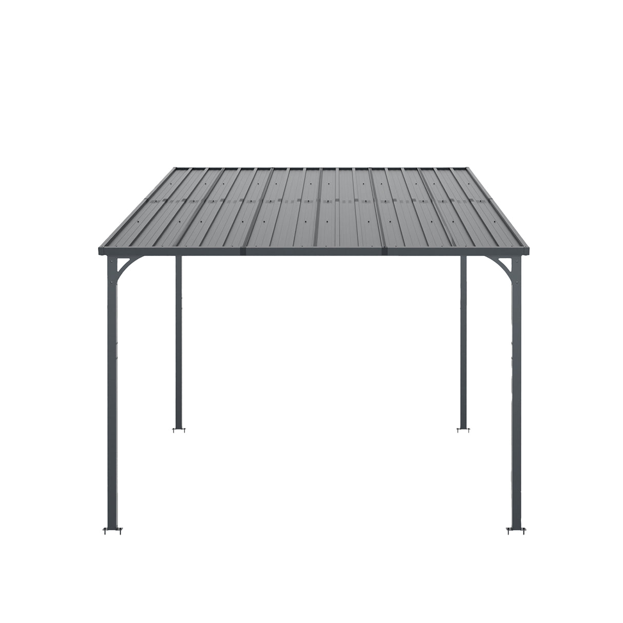 Outdoor Pergola, 10' x 10' Hardtop Gazebo for Yard