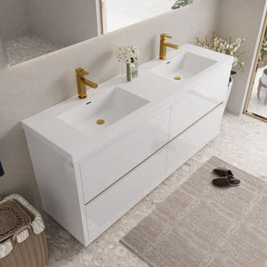 Bathin Freestanding Bathroom Vanity With Double Sinks