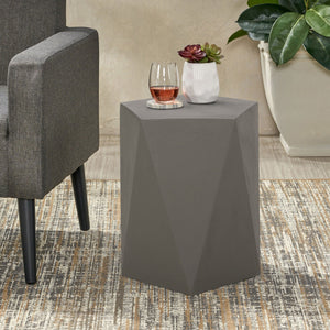 Side Table With Geometric Design - Best Buy Furniture