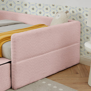 Safe Kids Bed With Guardrails And Storage