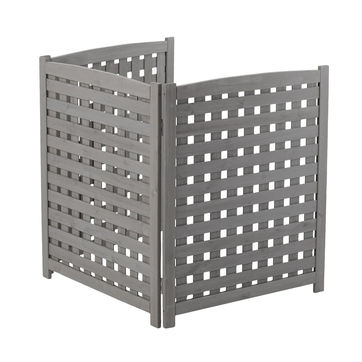 3 Panel Outdoor Air Conditioner Fence Screen
