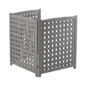 3 Panel Outdoor Air Conditioner Fence Screen