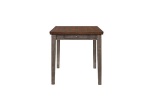 Counter Height 2 Tone 4 Drawer Dining Table - Gray