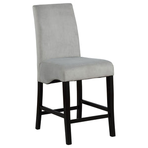 Upholstered Counter Stools (Set of 2) - Gray