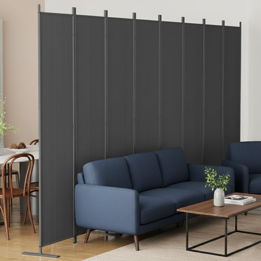 8-Panel Folding Privacy Screen