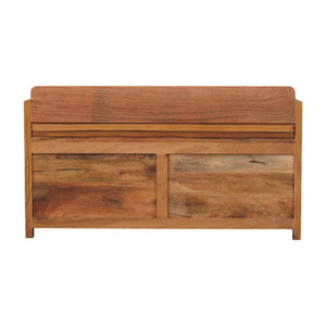 Oxford Oak-ish 2-Drawer Storage Bench