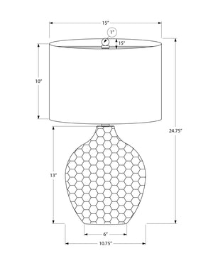 Lighting, Table Lamp, Resin, Contemporary - Brown - Best Buy Furniture