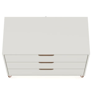 Rockefeller - 3 Drawer Dresser - Off White