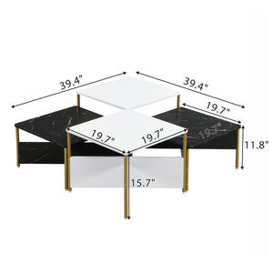 Modern Nesting Coffee Tables Set of 4