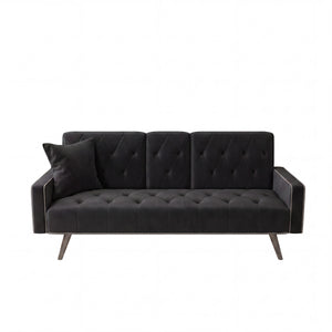 1730 Sofa Bed Armrest with Nail Head Trim