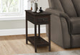 Accent End Table, 2 Tier, Storage Drawer, Transitional - Walnut - Best Buy Furniture