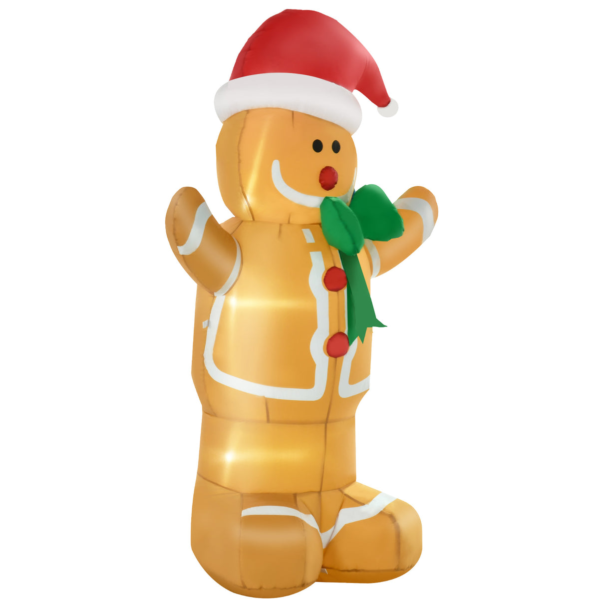 HOMCOM 6ft Christmas Inflatable Gingerbread Man