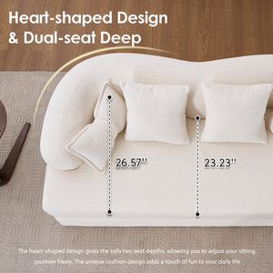 2-in-1 Foldable Sofa Bed with 4 Pillows
