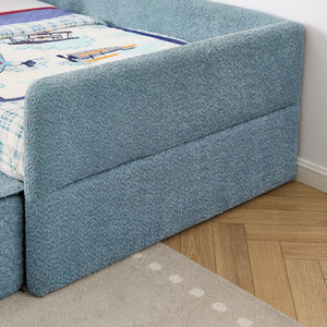 Safe Kids Bed With Guardrails And Storage