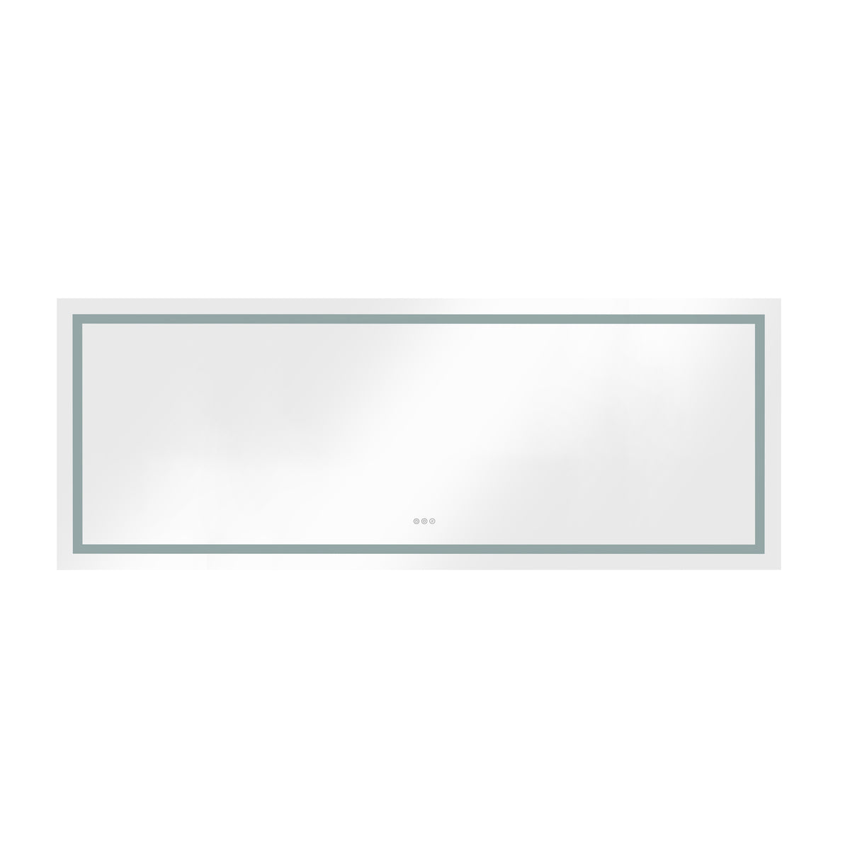 96 x 36 Inch LED Bathroom Mirror with Front and Backlight