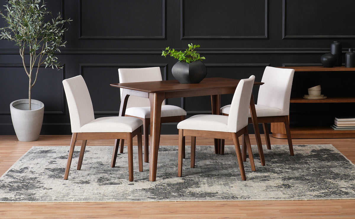 5-Piece Dining Table Set with 4 Chairs