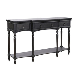 Retro Console Table With 3 Soft Close Drawers