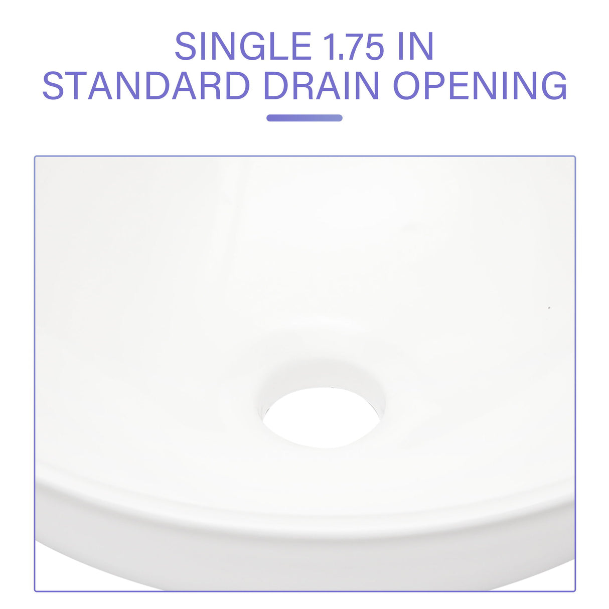 Modern Ceramic Circular Vessel Bathroom Sink