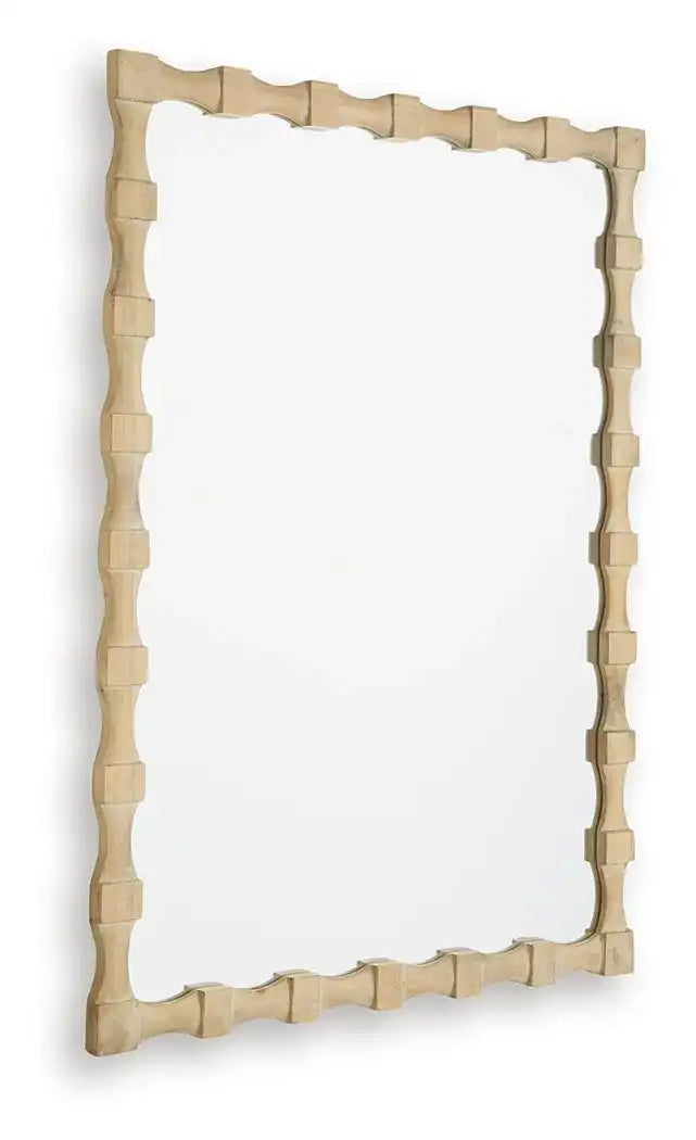 Acelmore - Accent Mirror - Light Brown - Best Buy Furniture